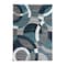 World Rug Gallery Contemporary Abstract Circles Soft Area Rug 3'3'' x 5' Blue 105BLUE3X5 - alternate 3